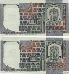 10000 Lire Consécutifs ITALIA  1976 P.106a FDC