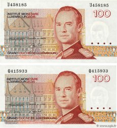 100 Francs Lot LUXEMBOURG  1986 P.58b UNC