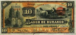 10 Pesos MEXICO  1914 PS.0274d VF-