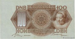 100 Gulden NETHERLANDS  1947 P.082 AU