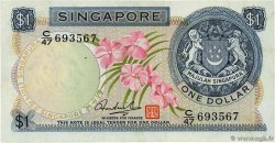 1 Dollar SINGAPORE  1972 P.01d q.FDC