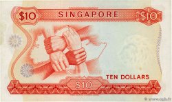 10 Dollars SINGAPORE  1973 P.03d AU
