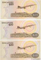 20 Dollars Lot SINGAPORE  1979 P.12 AU