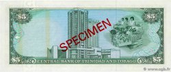 5 Dollars Spécimen TRINIDAD and TOBAGO  1985 P.37cs UNC