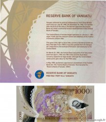 1000 Vatu Commémoratif VANUATU  2020 P.21 ST