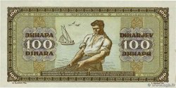 100 Dinara YOUGOSLAVIE  1946 P.065b pr.NEUF