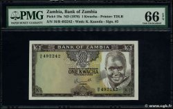 1 Kwacha ZAMBIA  1979 P.19a UNC