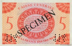 5 Francs Spécimen AFRIQUE ÉQUATORIALE FRANÇAISE  1944 P.15as NEUF