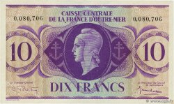 10 Francs AFRIQUE ÉQUATORIALE FRANÇAISE  1943 P.16c XF