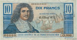 10 Francs Colbert Spécimen AFRIQUE ÉQUATORIALE FRANÇAISE  1946 P.21s SPL