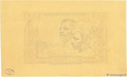 1000 Francs Dessin FRENCH WEST AFRICA  1950 P.- ST