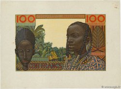 100 Francs Épreuve WEST AFRIKANISCHE STAATEN  1950 P.02e ST