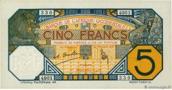 5 Francs DAKAR FRENCH WEST AFRICA Dakar 1932 P.05Bf AU+