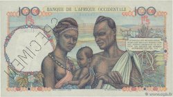 100 Francs Spécimen FRENCH WEST AFRICA  1945 P.40s fST+