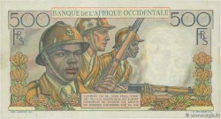 500 Francs FRENCH WEST AFRICA  1946 P.41 XF-