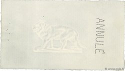 Papier type 1865/1874 Annulé ALGERIEN  1865 P.(010z) VZ