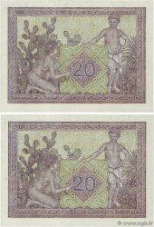20 Francs Consécutifs ALGERIA  1945 P.092b UNC