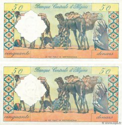 50 Dinars Consécutifs ALGERIA  1964 P.124 AU+