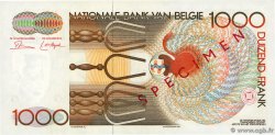 1000 Francs Spécimen BELGIEN  1980 P.144s ST