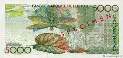 5000 Francs Spécimen BELGIEN  1982 P.145s ST