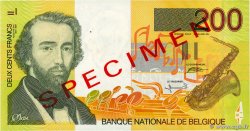 200 Francs Spécimen BELGIUM  1995 P.148s UNC