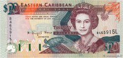 20 Dollars EAST CARIBBEAN STATES  1993 P.28l UNC