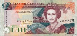 20 Dollars EAST CARIBBEAN STATES  1993 P.28m fST+