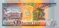 20 Dollars EAST CARIBBEAN STATES  1993 P.28m fST+
