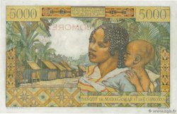5000 Francs COMOROS  1963 P.06c VF