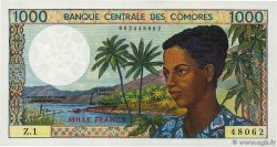 1000 Francs COMORAS  1984 P.11a FDC