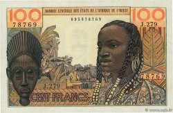 100 Francs STATI AMERICANI AFRICANI  1965 P.002b q.FDC