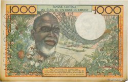 1000 Francs WEST AFRIKANISCHE STAATEN  1959 P.004s fVZ