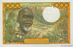 1000 Francs WEST AFRICAN STATES  1977 P.103Am AU+
