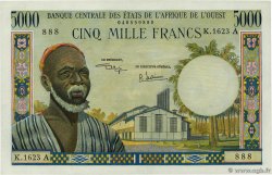 5000 Francs Numéro spécial STATI AMERICANI AFRICANI  1975 P.104Ah q.FDC