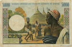 5000 Francs STATI AMERICANI AFRICANI  1961 P.304Cb MB