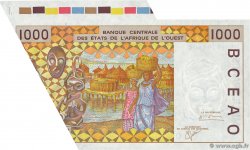 1000 Francs Fauté STATI AMERICANI AFRICANI  2001 P.311Cl AU