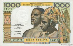 1000 Francs WEST AFRICAN STATES  1977 P.803To UNC-