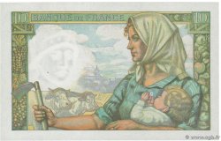 10 Francs MINEUR FRANCE  1941 F.08.01 UNC