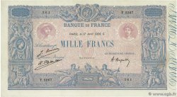 1000 Francs BLEU ET ROSE FRANCE  1926 F.36.42 TTB+