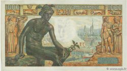 1000 Francs DÉESSE DÉMÉTER FRANCE  1942 F.40.13 XF-