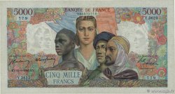 5000 Francs EMPIRE FRANÇAIS FRANCE  1947 F.47.60 XF-