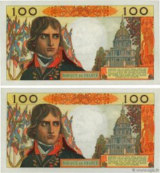 100 Nouveaux Francs BONAPARTE BOJARSKI Faux FRANCIA  1962 F.59.16x FDC