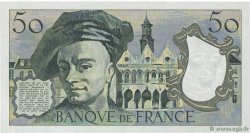 50 Francs QUENTIN DE LA TOUR Petit numéro FRANCIA  1976 F.67.01A1 q.FDC