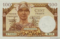 100 Francs TRÉSOR FRANÇAIS FRANCIA  1947 VF.32.05 AU+