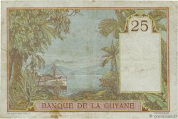25 Francs FRENCH GUIANA  1945 P.07 MB