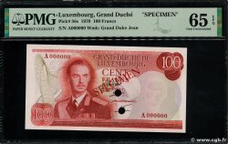 100 Francs Spécimen LUXEMBURGO  1970 P.56s FDC