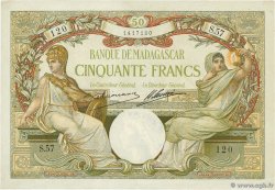 50 Francs MADAGASCAR  1926 P.038 MBC+