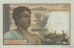 100 Francs MADAGASCAR  1950 P.046a UNC-