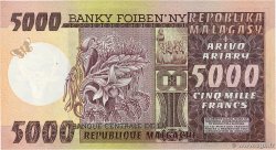 5000 Francs - 1000 Ariary MADAGASCAR  1974 P.066a SC+