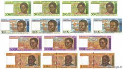 500 Francs - 100 Ariary au 10000 Francs - 2000 Ariary Lot MADAGASCAR  1995 P.075 au P.079 UNC-